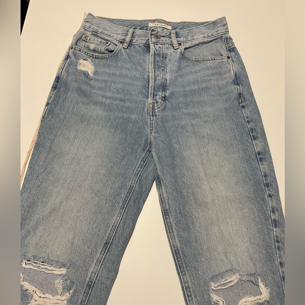 Alter’d State Rhea Distressed Straight Jeans size 25